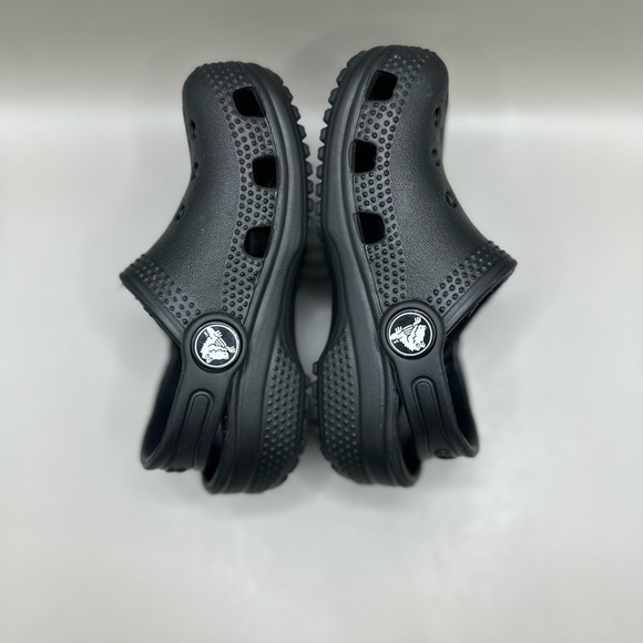 Baby/Toddler Black Clogs 7c - Picture 6 of 9